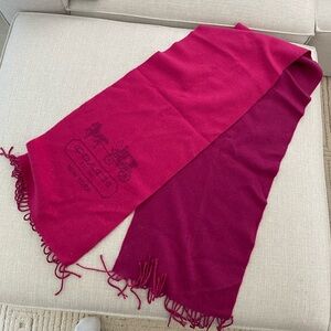 COACH cashmere scarf